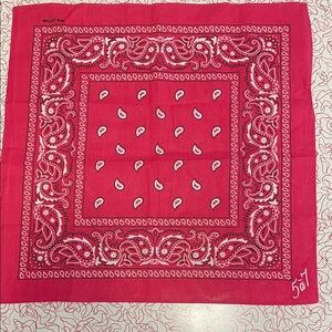 Cinq à Sept Pink Paisley Bandana